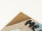 Frammento colorato, guazzo su carta spessa, con cornice, Immagine 8