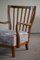 Mid-Century Danish Easy Chair in Oak from Fritz Hansen, 1940s, Image 4