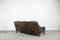 Vintage Danish Modern Brown Leather 3-Seater Sofa, 1950s, Image 20