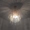 Lámpara de araña en cascada vintage de cristal de Murano, Imagen 5