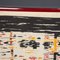 Silk Screen Print of Racing F1 Cars on Track Poster, 1970 6