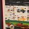 Silk Screen Print of Racing F1 Cars on Track Poster, 1970 4