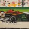 Silk Screen Print of Racing F1 Cars on Track Poster, 1970 12