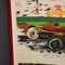 Silk Screen Print of Racing F1 Cars on Track Poster, 1970 13