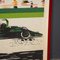 Silk Screen Print of Racing F1 Cars on Track Poster, 1970 17