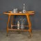 20th Century Teak & Glass Drinks Trolley with Brass Detail, 1970, Image 3