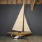 Mid 20th Century English Wood & Metal Bermudan Sloop Racing Pond Yacht, 1950 2