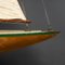 Mid 20th Century English Wood & Metal Bermudan Sloop Racing Pond Yacht, 1950 20