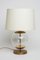 Mid-Century Brass and Glass Table Lamp from Bergboms, Image 2