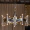 Large 20th Century Italian Mirror & Brass Chandelier by Gaetano Sciolari, 1970, Image 2