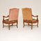 Antique Carolean Style Needlepoint Armchairs, Set of 2, Image 12