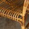 Mid 20th Century Italian Rattan Woven Table & Fan-Backed Chairs, 1970, Set of 3, Image 21