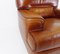 Brown Leather Chairs from Roche Bobois, 1970s, Set of 2 8