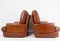 Brown Leather Chairs from Roche Bobois, 1970s, Set of 2, Image 4