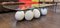 Coffee Table with Shaped Glass and Base Composed of Spheres in White Marble, by Giulio Lazzotti, 1990, Image 3