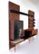 Mid-Century Wooden Bookcase in the Style of Gio Ponti, Italy, 1950s 2