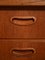 Scandinavian Teak Desk with Double Chest of Drawers 4