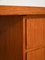 Scandinavian Teak Desk with Double Chest of Drawers, Image 5