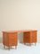 Scandinavian Teak Desk with Double Chest of Drawers 2