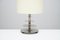 French Modernist Nickel Plated Table Lamp, 1930s 3