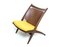 Scandinavian Modern Crossed Chair Design by Fredrik Kayser for Gustav Bauhus, Image 4