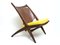 Scandinavian Modern Crossed Chair Design by Fredrik Kayser for Gustav Bauhus 1