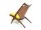 Scandinavian Modern Crossed Chair Design by Fredrik Kayser for Gustav Bauhus, Image 3