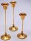 Candlesticks in Brass, Sweden, 1960s, Set of 3 2