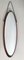 Mid-Century Oval Wall Mirror by Campo E Graffi for String, Italy 7