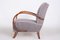 Art Deco Grey Beech Armchairs, 1930s, Set of 2 11