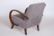 Art Deco Grey Beech Armchairs, 1930s, Set of 2 14