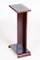 Pedestal Art Déco de roble marrón, años 30, Imagen 3
