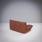 Ligne Roset by Michel Ducaroy Togo Brown Leather Modular Sofa, Set of 5, Image 17