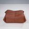 Ligne Roset by Michel Ducaroy Togo Brown Leather Modular Sofa, Set of 5, Image 12