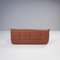 Ligne Roset by Michel Ducaroy Togo Brown Leather Modular Sofa, Set of 5, Image 8