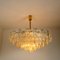 Large Glass Flush Mount Chandeliers by J.T. Kalmar, 1960s 10