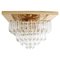 Murano Chandelier from Venini, 1970s, Image 1