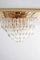 Lámpara de araña de cristal de Murano de Venini, años 70, Imagen 3