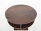 Art Deco Round Mahogany Side Table, the Netherlands, 1930s, Image 6
