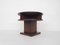 Art Deco Round Mahogany Side Table, the Netherlands, 1930s, Image 1
