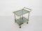 Brass Serving Trolley with Shelves in Smoked Glass, Image 1