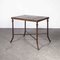 Large Square Industrial Console Table, 1940s, Image 1