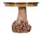 Circular Occasional Table with Burr Root Base 10