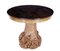 Circular Occasional Table with Burr Root Base 1