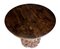 Circular Occasional Table with Burr Root Base 5