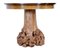 Circular Occasional Table with Burr Root Base 3