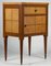 Wooden Bedside Table with Geometric Patterns, Italy, 1950s 2