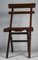 Italy Folding Wooden Slat Chair, Image 1