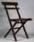 Italy Folding Wooden Slat Chair, Image 3