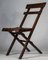 Italy Folding Wooden Slat Chair, Image 4